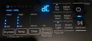 삼성 건조기 오류 dC